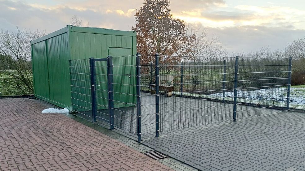 Neu ist dieser Container beim Fehnhaus in Ostrhauderfehn. Dort können sich Jugendliche nach Anmeldung treffen.