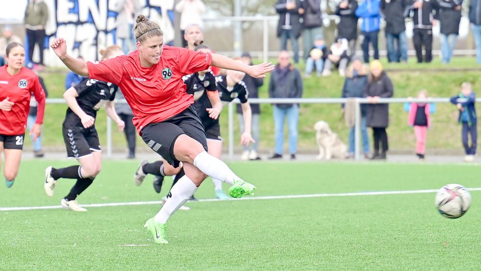 Vergangene Saison schoss Anna-Lena Füllkrug 27 Regionalliga-Tore. Foto: Imago
