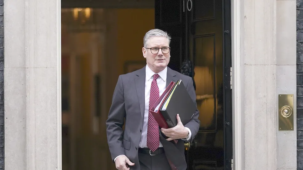 Der britische Premierminister Keir Starmer hat Großes im Bereich Klimaschutz vor. Er will Großbritannien zu einer „Energie-Supermacht“ machen. Foto: AP/Alberto Pezzali