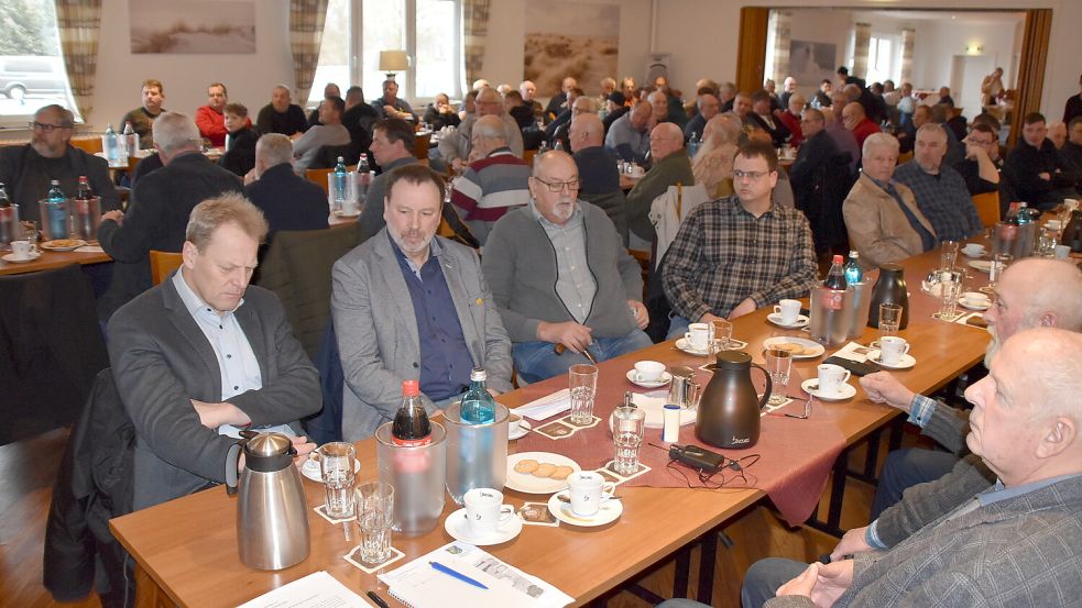 Gut besucht war die Jahreshauptversammlung des Fischereivereins Rhauderfehn. Foto: Ammermann