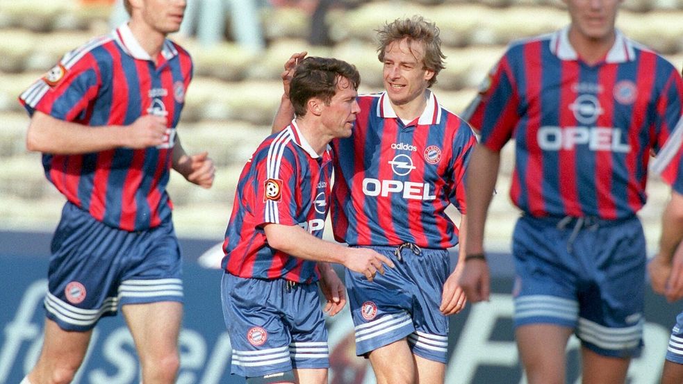 Exzentrische Stars wie Lothar Matthäus oder Jürgen Klinsmann brachten den Bayern in den 1990er Jahren den Spitznamen FC Hollywood ein. Foto: dpa