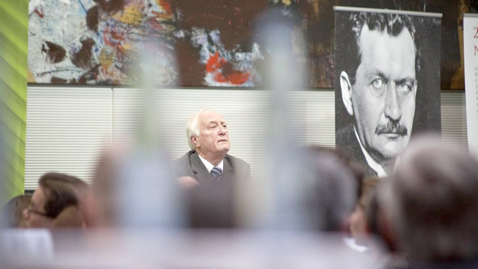 Beim 80-jährigen Gedenken an Otto Wels in dem nach ihm benannten SPD-Fraktionssaal im Jahr 2013 war auch der Historiker Heinrich August Winkler dabei. Foto: imago/Hendrik Rauch