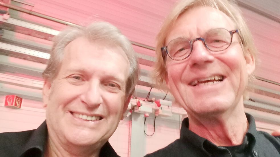 Das Bild zeigt den Lohner mit dem Linken-Politiker und Armutsforscher Dr. Gerhard Trabert.