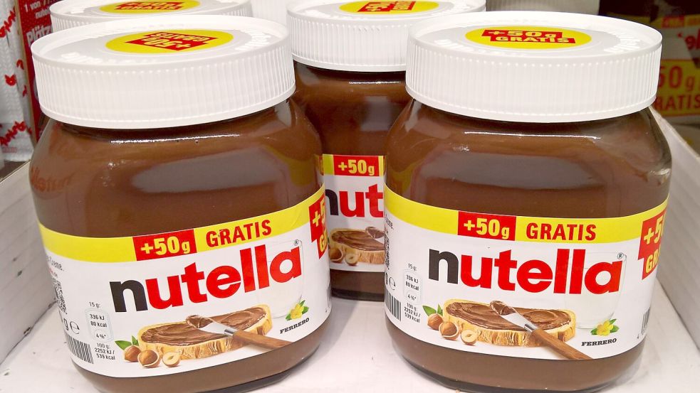 Nutella gehört zu den beliebtesten Aufstrichmarken in Deutschland. Foto: IMAGO/Manfred Segerer