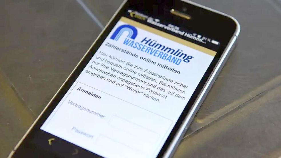 Die Wasserverbräuche können per Smartphone übermittelt werden. Symbolfoto: Hermann Hinrichs