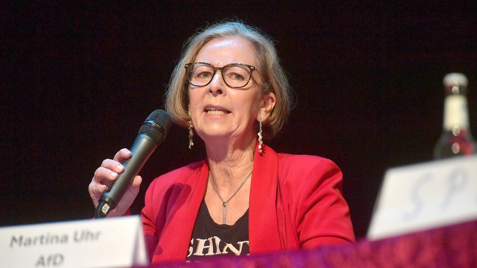 Die Nordhornerin Martina Uhr von der AfD wird ebenfalls dem neuen Bundestag angehören. Foto: Ortgies/Archiv