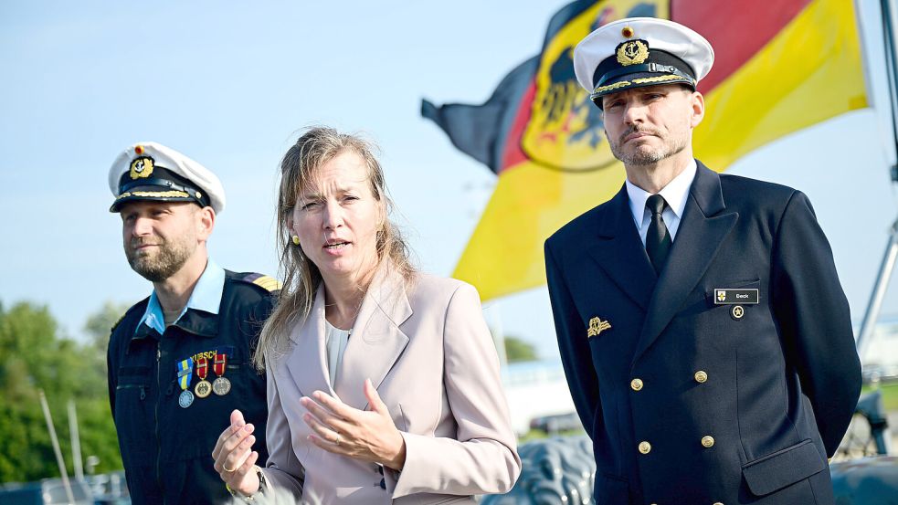 Auch in der Bundeswehr gut vernetzt: Siemtje Möller (SPD). Foto: Schuldt/DPA