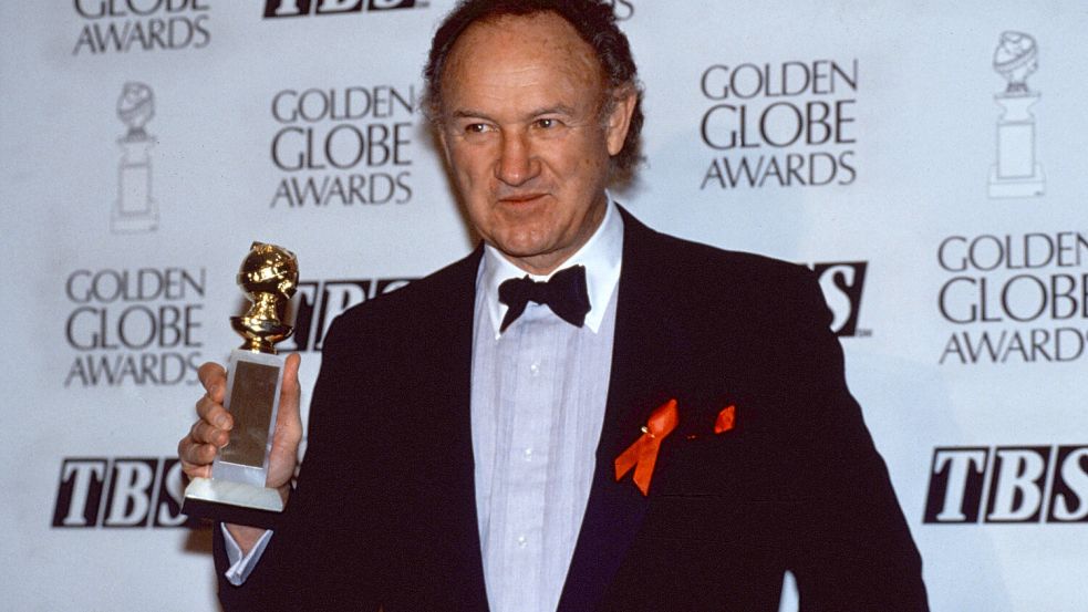 Gene Hackman Los Angeles.CA.USA. LIBRARY. Gene Hackman in January 1993. Wins a Golden Globe for Unforgiven. LMK30-070621 Foto: www.imago-images.de