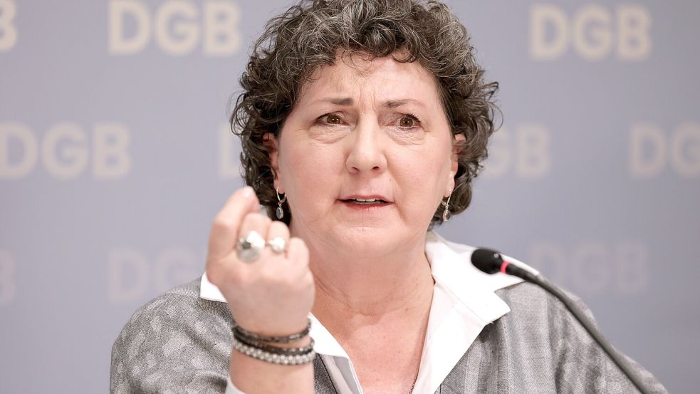 Findet klare Worte zur Union: DGB-Vorstandsmitglied Anja Piel. Foto: IMAGO/Jens Schicke