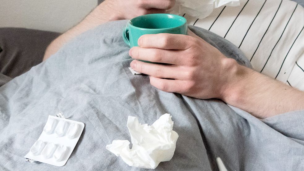 Krank im Bett: Wer will dabei noch arbeiten? Foto: dpa/Philip Dulian
