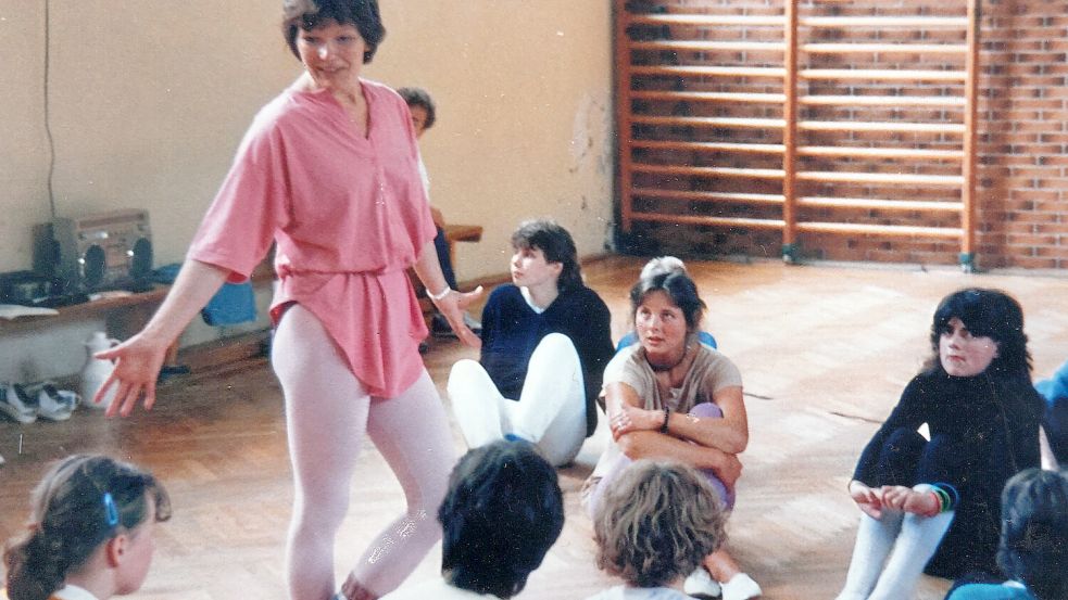 Schon früh hat sie Kurse geleitet. Foto: Privat