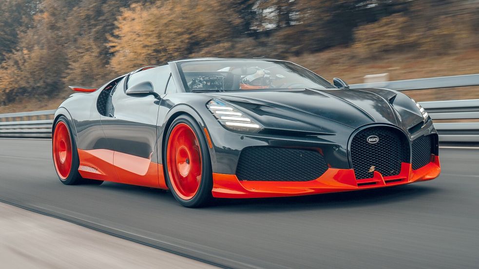 Im vergangenen Jahr stellte Bugatti einen Geschwindigkeitsrekord in Papenburg auf. Foto: Bugatti
