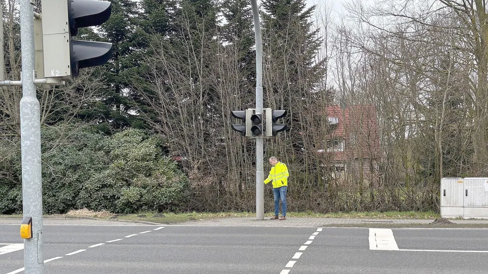 Über die Zukunft der Fußgängerampel in Wittensand wird seit einigen Wochen diskutiert. Foto: Kruse