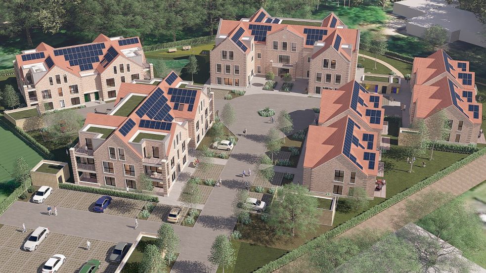 So soll das Areal aussehen, wenn alles fertig ist. Foto: Emsleben GmbH