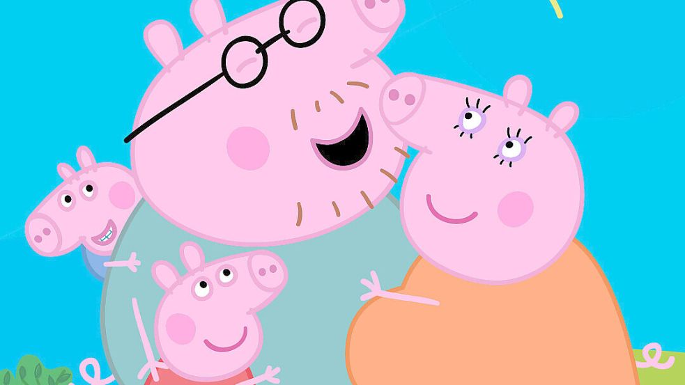 Die britische Zeichentrickserie „Peppa Wutz“ bekommt familiären Zuwachs. Foto: Hasbro