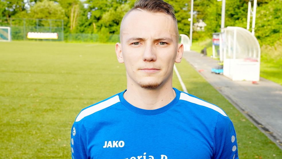 Malte Frerichs erzielte drei Tore für Holtriem. Foto: Steenhoff