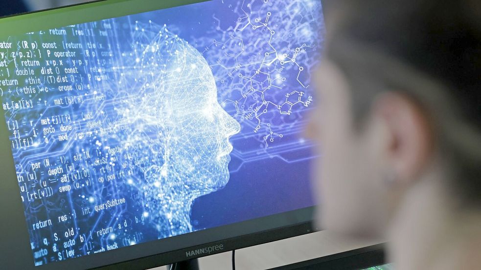 Mit Anwendungen der Künstlichen Intelligenz werden derzeit viele Hoffnungen zur Lösung wirtschaftlicher Probleme verbunden. (Symbolbild) Foto: Matthias Bein/dpa