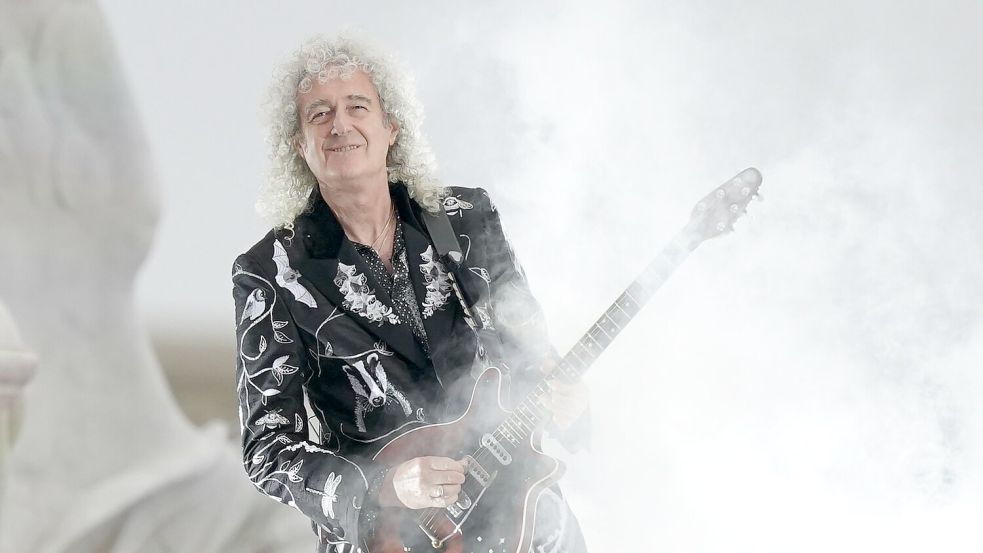Die Kultband Queen um Brian May zählt zu den diesjährigen Polarpreisträgern. (Archivbild) Foto: Aaron Chown/PA Wire/dpa