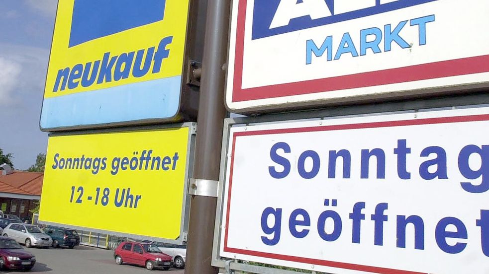 Der Gewerkschaft Verdi macht dieser Anblick Sorgen. Sie sind gegen Ladenöffnungen am Sonntag. Foto: dpa/Stefan Sauer
