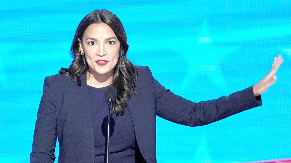 Ocasio-Cortez ist eine der bekanntesten Vertreterinnen des linken Flügels. (Archivbild) Foto: J. Scott Applewhite/AP/dpa