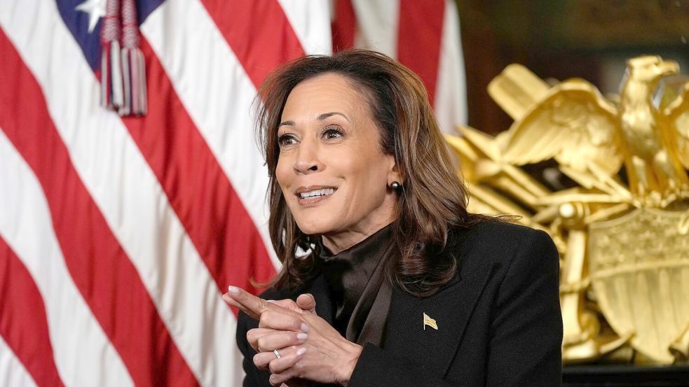 Harris will möglicherweise erstmal Gouverneurin von Kalifornien werden. (Archivbild) Foto: Susan Walsh/AP/dpa