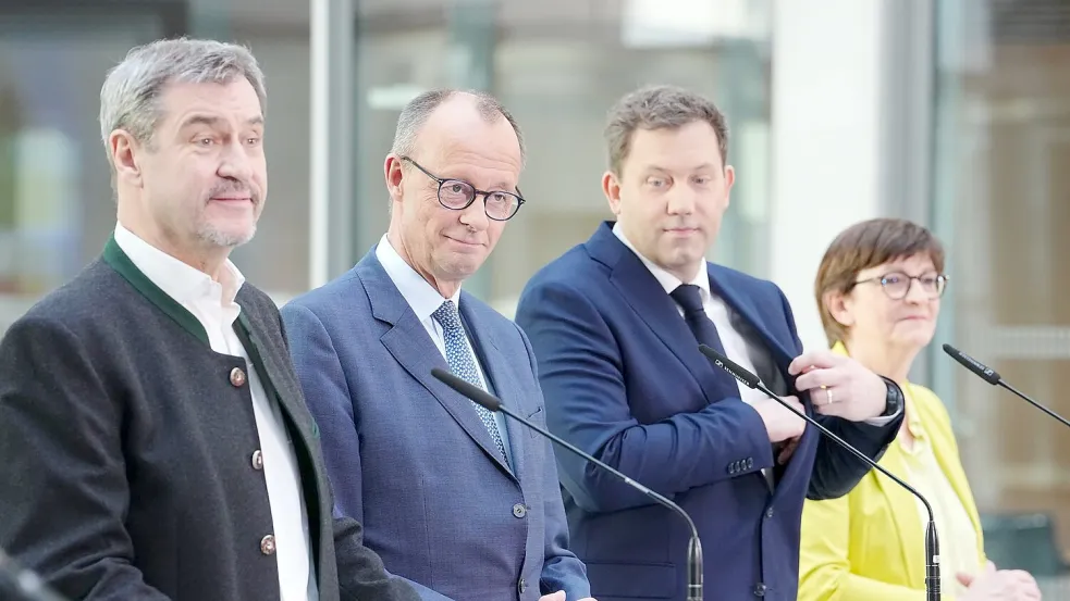 Schwarz-rot wäre keine große Koalition mehr - aber was dann? (Archivbild) Foto: Kay Nietfeld/dpa