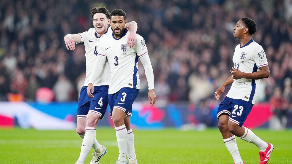 England feierte den zweiten Sieg in der WM-Qualifikation Foto: Mike Egerton/PA Wire/dpa