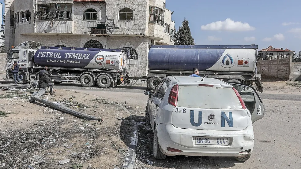 Die UN reduzieren aus Sicherheitsgründen ihre Präsenz im Gazastreifen. (Archivbild) Foto: Abed Rahim Khatib/dpa