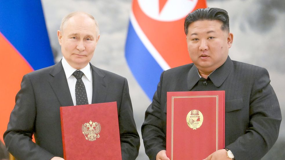 Laut Angaben des südkoreanischen Militärs hat Nordkorea zu Beginn des Jahres mindestens 3.000 weitere Soldaten zur Unterstützung Russlands im Ukraine-Krieg entsandt. Foto: Kristina Kormilitsyna/Pool Sputnik Kremlin/AP/dpa
