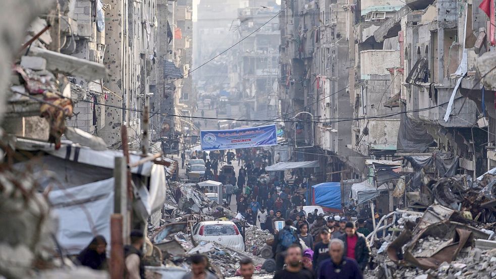 Die Vermittlerstaaten bemühen sich um eine neue Waffenruhe im zerstörten Gazastreifen. (Archivbild) Foto: Jehad Alshrafi/AP/dpa