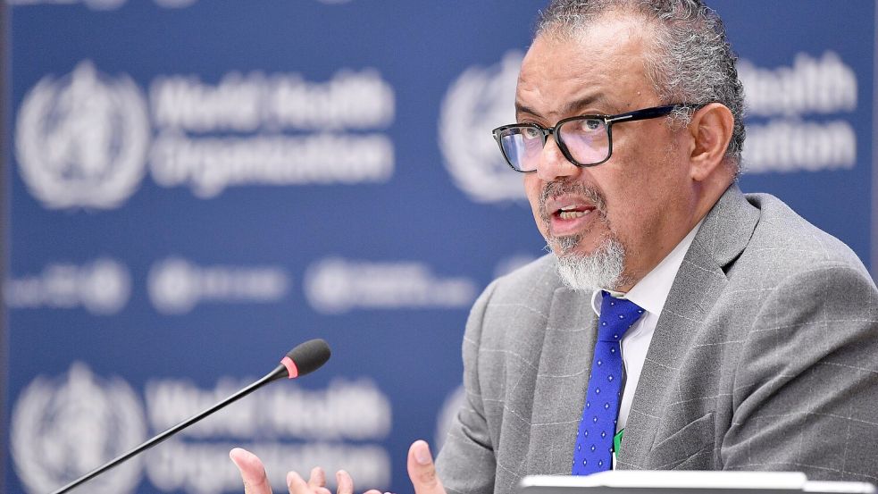 WHO-Generaldirektor Tedros Adhanom Ghebreyesus schrieb in einer internen E-Mail, die WHO habe daher „keine andere Wahl“, als Kürzungen vorzunehmen. Foto: Lian Yi/dpa