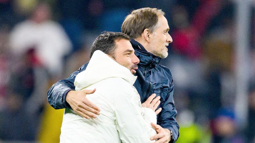 In München, Paris und London arbeitete Zsolt Löw (l) unter Trainer Thomas Tuchel. Foto: Tom Weller/dpa