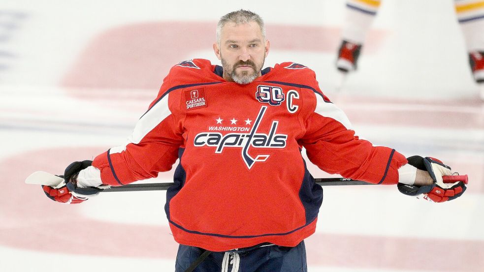 Owetschkin spielt seine 20. Saison in der NHL - und steht kurz davor, den ewigen Torrekord zu brechen. Foto: Nick Wass/AP/dpa