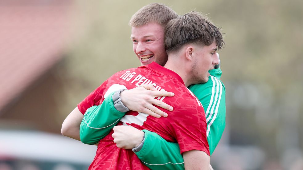Die Pewsumer spielen eine gute Saison, sind Vierter und stehen im Bezirkspokal-Viertelfinale. Foto: Doden/Emden