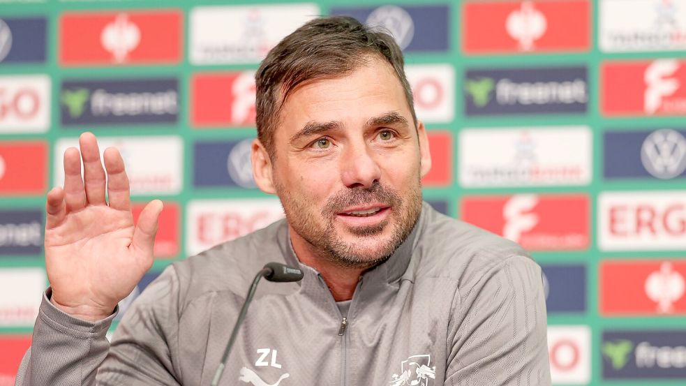 Der neue Trainer von RB Leipzig: Zsolt Löw Foto: Jan Woitas/dpa