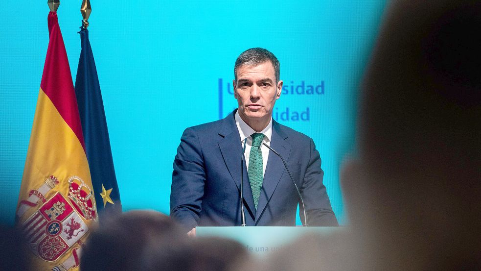 Er ist seit 2018 Ministerpräsident von Spanien: Pedro Sánchez. Foto: IMAGO/ZUMA Press Wire