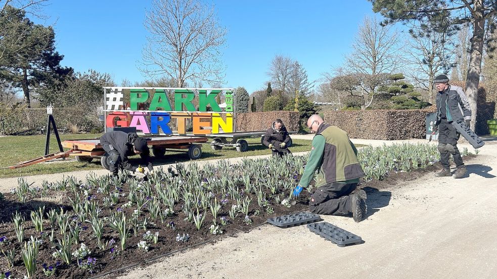 Die Parkgärtner hatten in den letzten Wochen viel zu tun. Foto: Park der Gärten