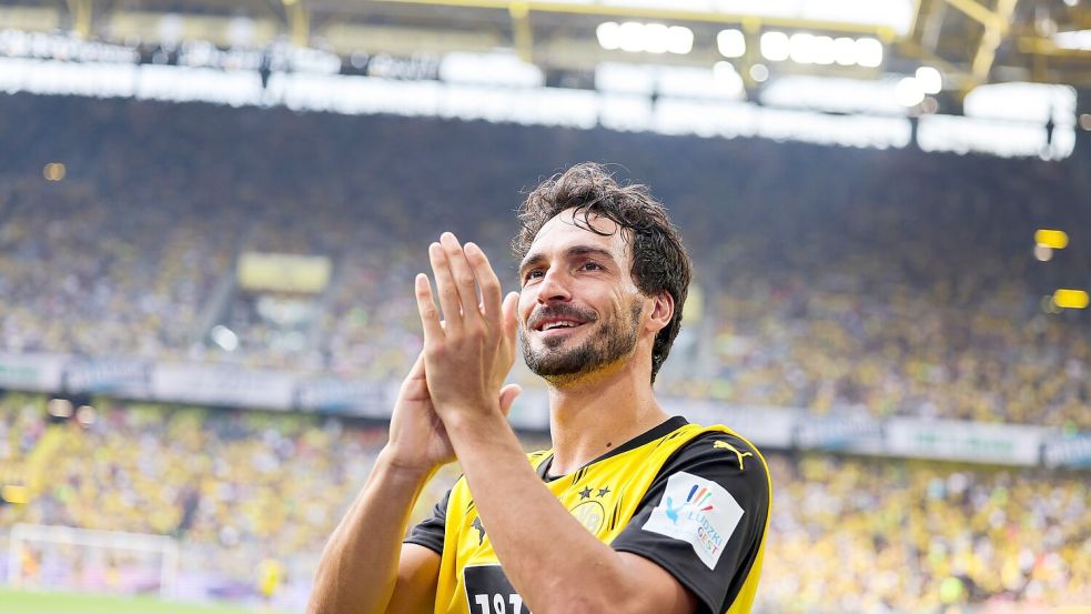 „Es wird mir verflucht fehlen“: Mats Hummels beendet im Sommer seine Fußball-Karriere. Foto: Christoph Reichwein/dpa