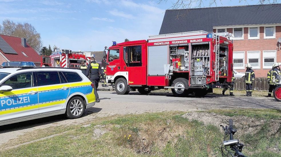 Die Ortsfeuerwehr Klostermoor wurde am Samstagmittag wegen eines Zimmerbrandes alarmiert. Foto: privat