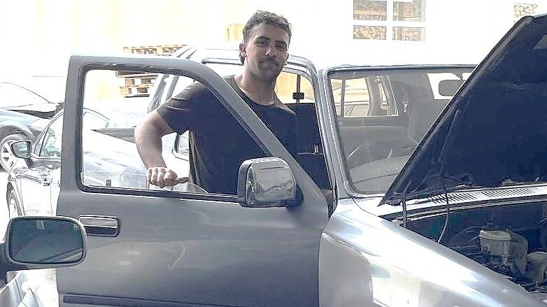 Abbas Houri arbeitet in einer Werkstatt in der Stadt Mdina. Foto: Abbas Houri