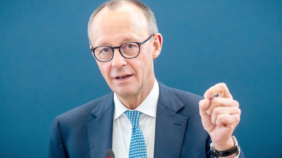 „Das haben wir so nicht verabredet“: CDU-Chef Friedrich Merz kommentiert die Einigung mit der SPD. Foto: dpa/Michael Kappeler