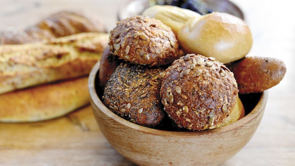 Verschiedene Brötchen werden angeboten. Symbolfoto: Pixabay