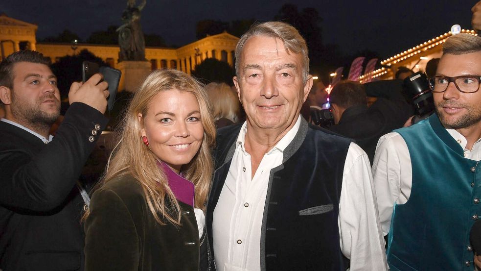Marion Popp und Wolfgang Niersbach waren seit 2014 ein Paar. Foto: Felix Hörhager/dpa