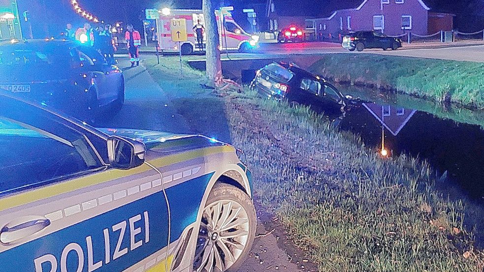Polizei und Rettungsdienst waren neben der Feuerwehr im Einsatz. Foto: Bodo Wolters