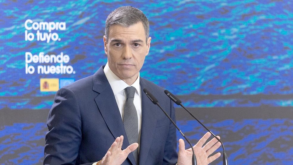 Die Pläne von Pedro Sánchez stoßen in Spanien auf viel Kritik. (Archivfoto) Foto: Eduardo Parra/EUROPA PRESS/dpa