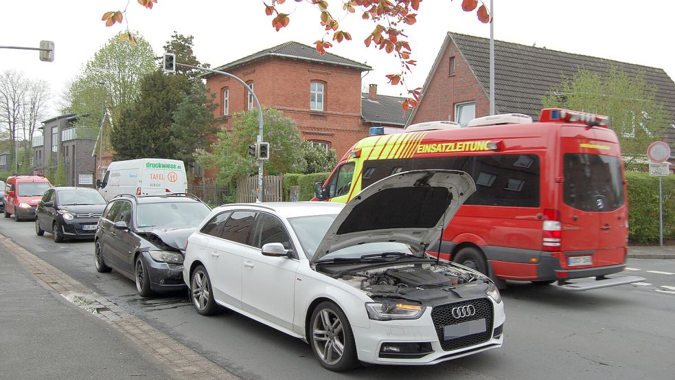 Die Feuerwehr konnte schon nach kurzer Zeit wieder abrücken. Foto: Imke Cirksena