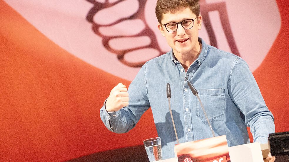 Stachel im Fleisch der SPD: Philipp Türmer, Bundesvorsitzender der Jungsozialisten. Foto: IMAGO/Chris Emil Janssen