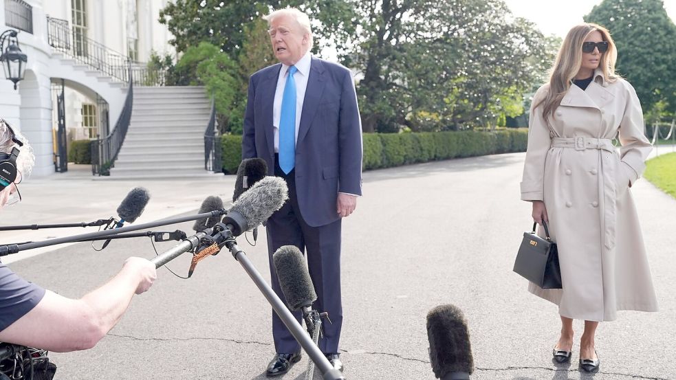 Trump bleibt vage zu Gesprächen mit China Foto: Alex Brandon/AP/dpa