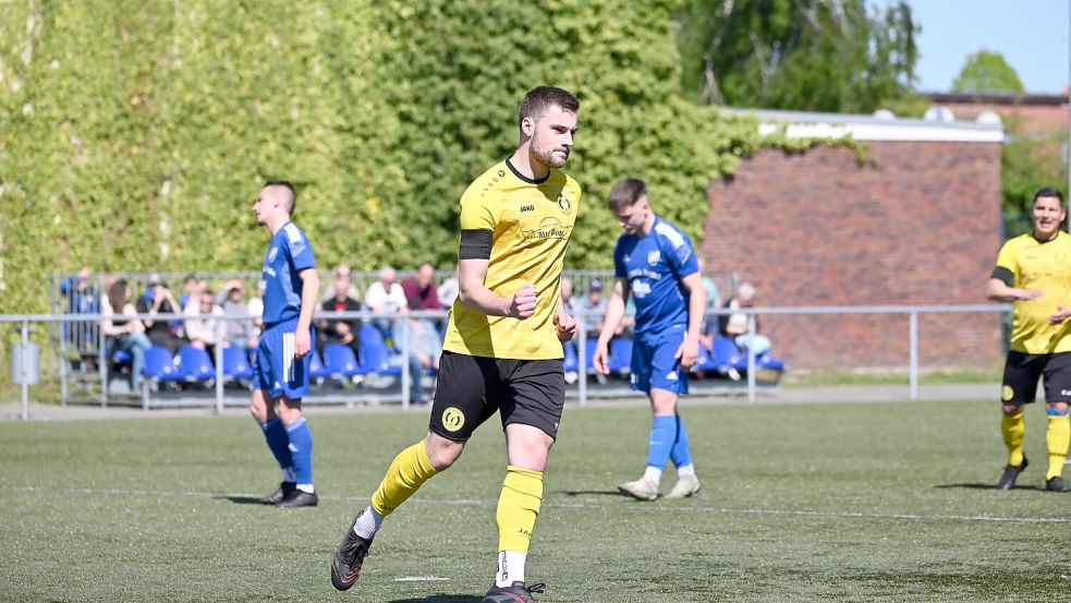 Glen Sokoli traf dreifach für Middels. Foto: Doden/Blomberg
