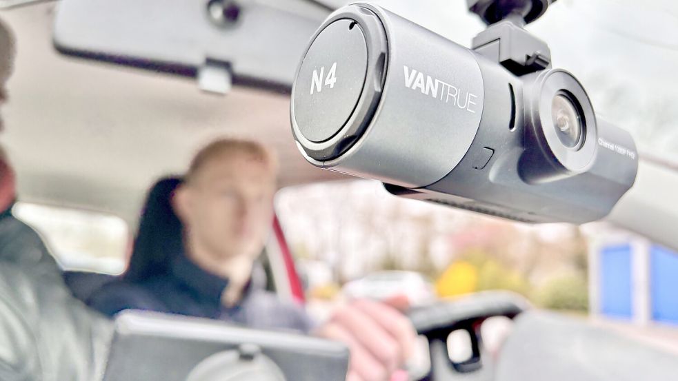 Dashcams nehmen durchgehend kurze Sequenzen des Verkehrsgeschehens auf. Foto: Ortgies